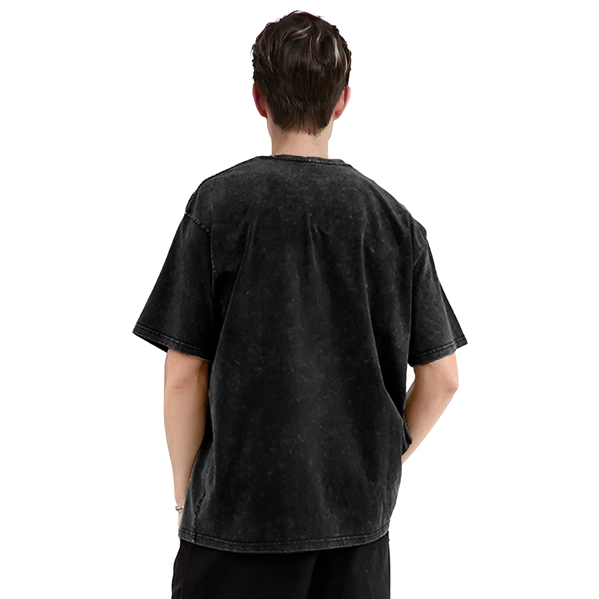 Hipster Lizzies Cartoon McGuires T-Shirt for Men Round Collar Pure Cotton Washed Short Sleeve Tee Shirt Big Size Clothing