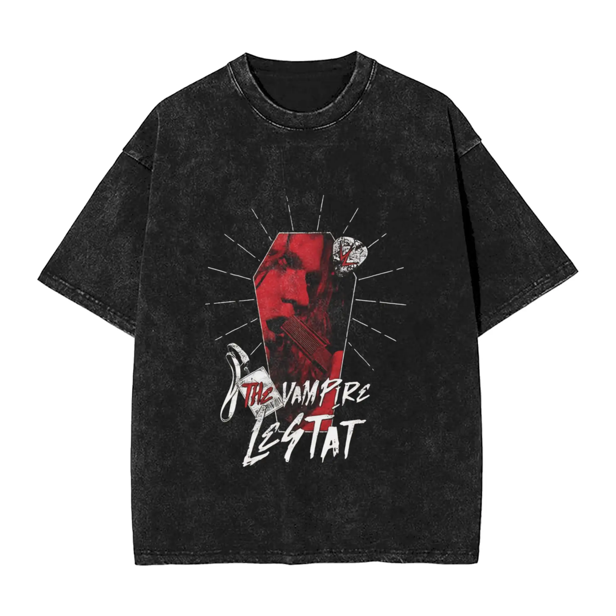 Men's The Vampire Lestat T-Shirts Top Tees Beach Y2K Casual Short-Sleeve T Shirt Crewneck Trending Casual Tee Shirt Cheap