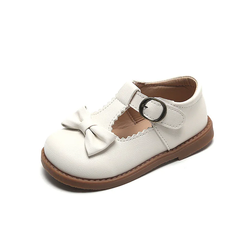 Girls Oxfords 2024 Spring Autumn Children Leather Shoes Girls Cute Sweet T-strap Shoes Toddler Girl Shoes School Performance