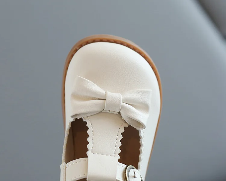Girls Oxfords 2024 Spring Autumn Children Leather Shoes Girls Cute Sweet T-strap Shoes Toddler Girl Shoes School Performance