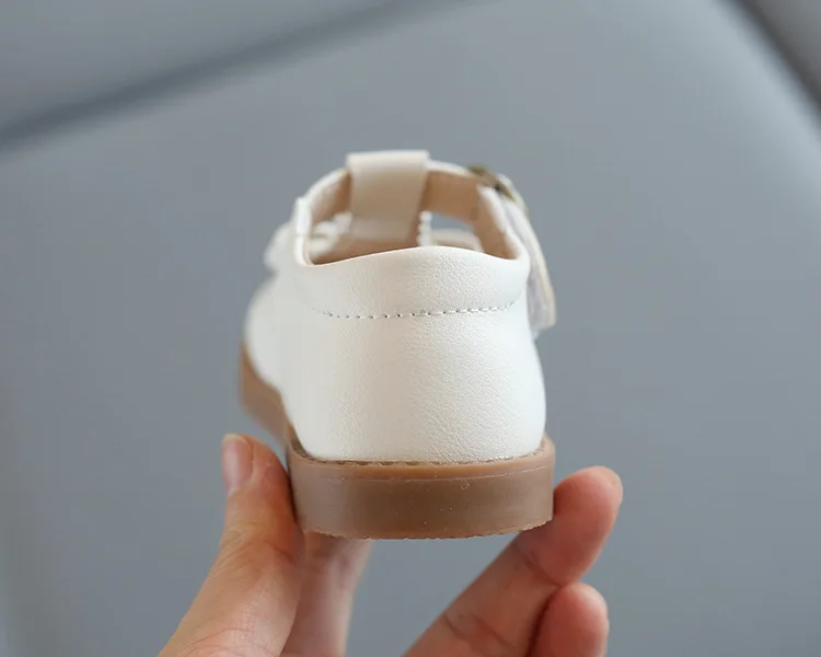 Girls Oxfords 2024 Spring Autumn Children Leather Shoes Girls Cute Sweet T-strap Shoes Toddler Girl Shoes School Performance