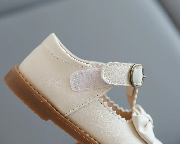 Girls Oxfords 2024 Spring Autumn Children Leather Shoes Girls Cute Sweet T-strap Shoes Toddler Girl Shoes School Performance