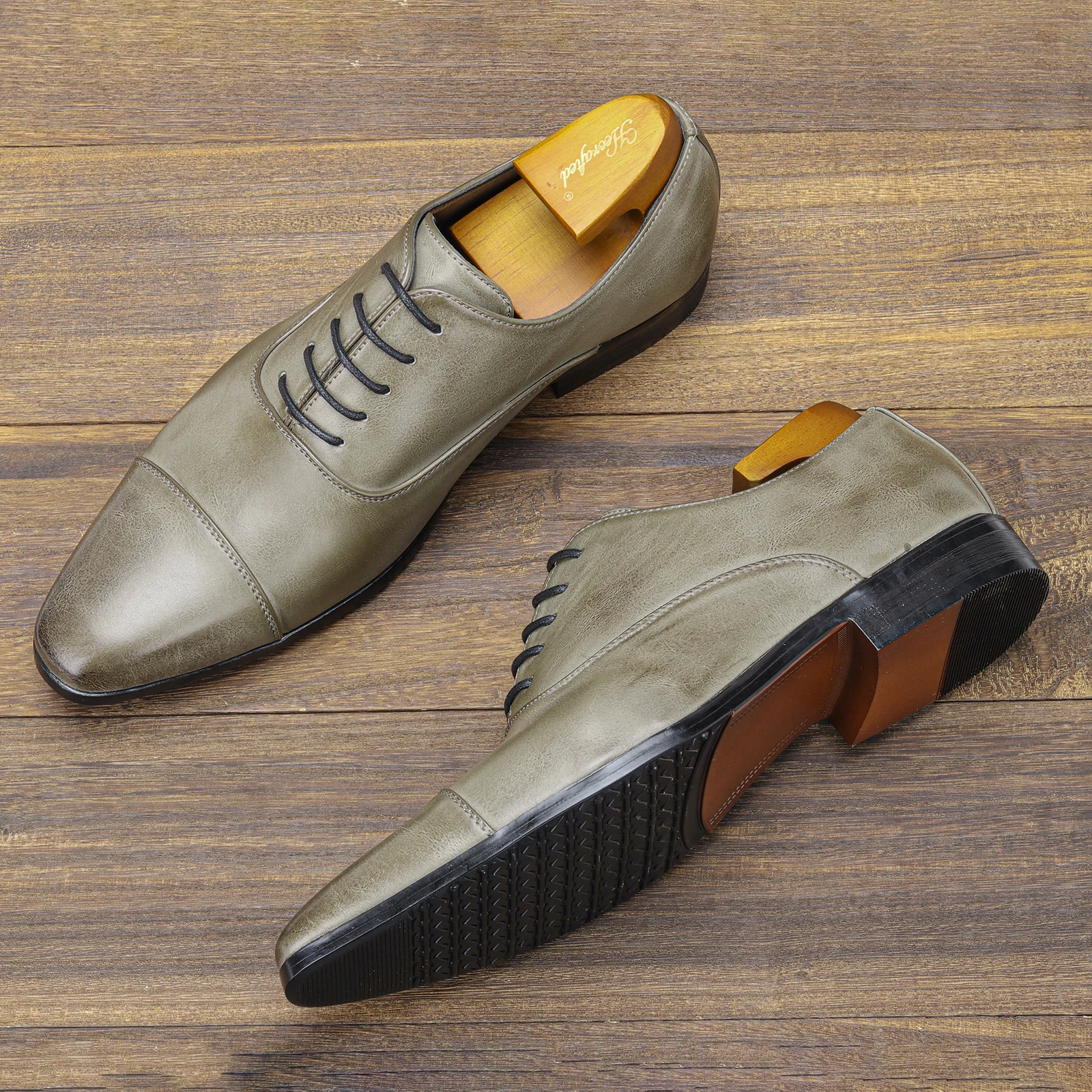 Leather Shoes For Men Gentleman'S Stylish Comfortable Business Formal Shoes Men