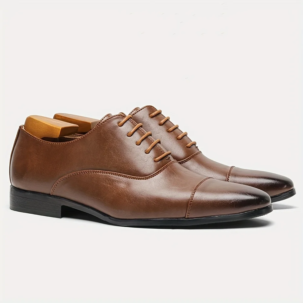 Leather Shoes For Men Gentleman'S Stylish Comfortable Business Formal Shoes Men