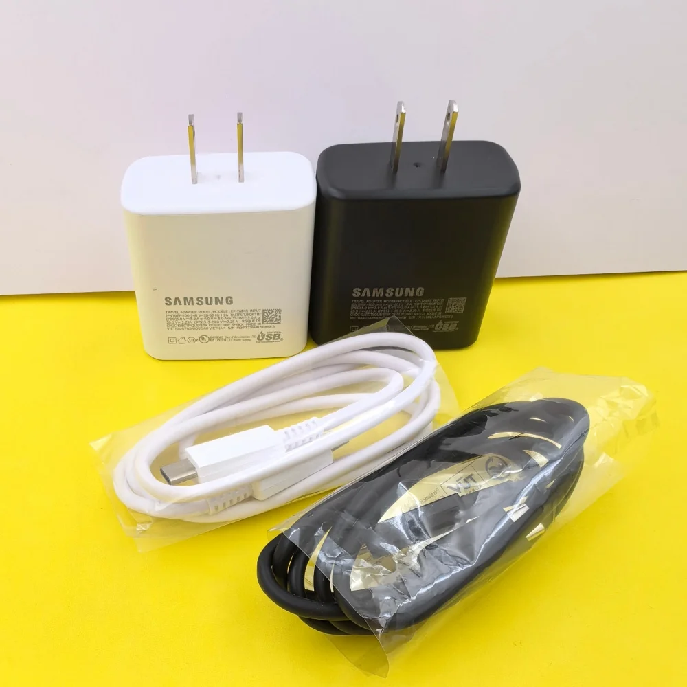 Samsung S26 Plus USB C Charger 45W Super Fast Charging Power Chargeur US Adapter EP-TA845 For Galaxy S25 Ultra S24FE A26 A36 M55