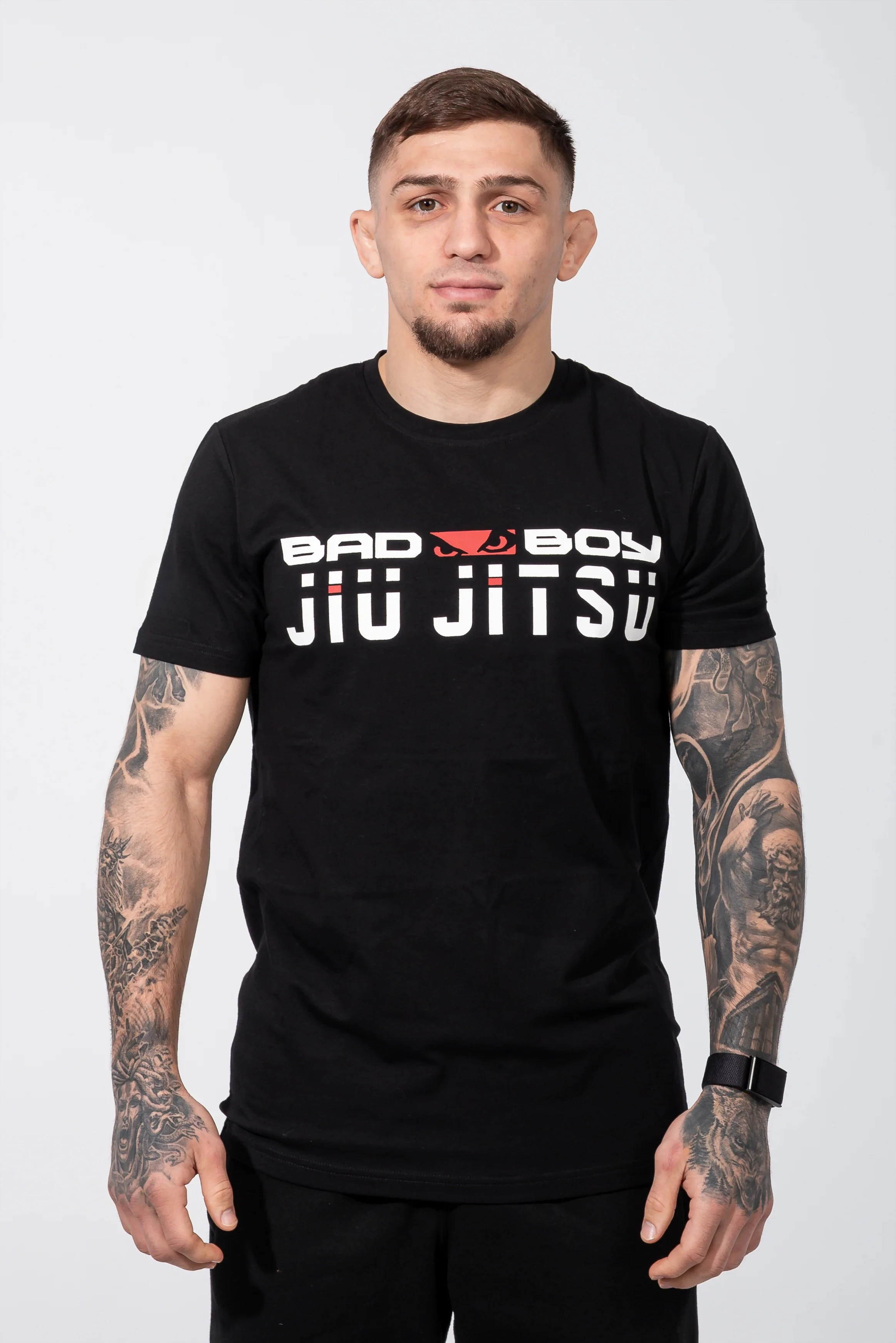 Sports Jiu Jitsu Fighting Sports Fitness Leisure T-Shirt Men's and Women's Luxury Brand Top