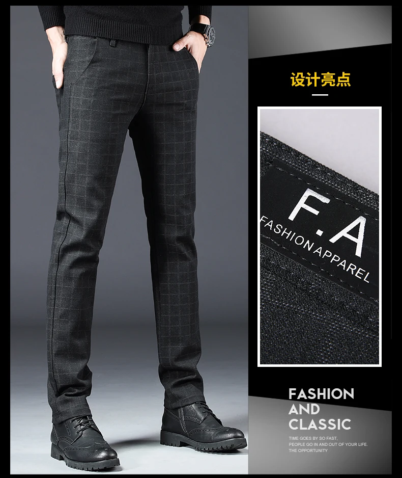 Men's Casual Pants Spring Summer New Cotton Linen Trousers Overalls Business Slim Fit Straight Pants Daily All-match Men's Pants