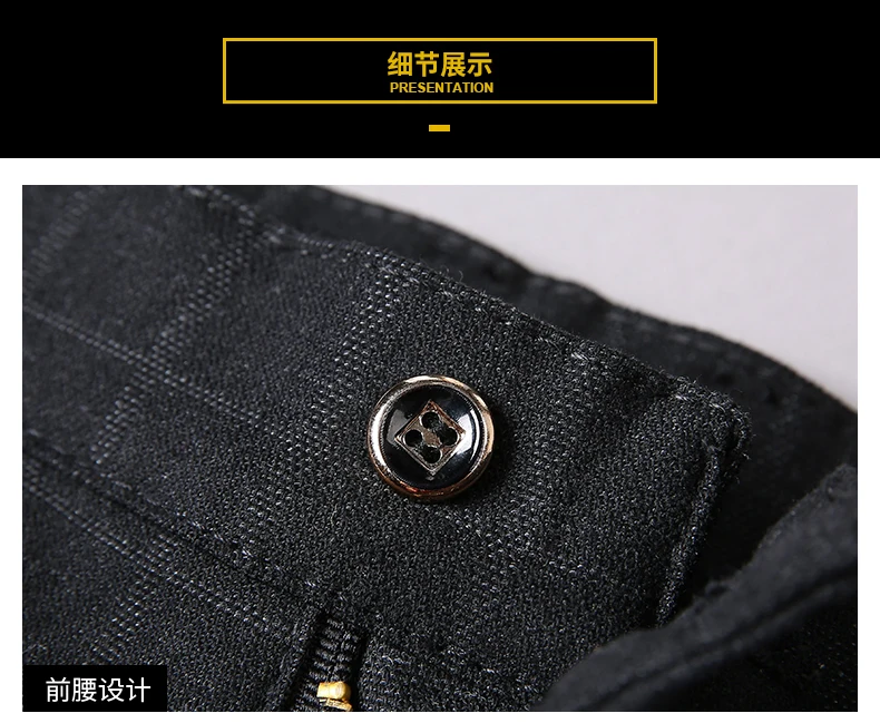 Men's Casual Pants Spring Summer New Cotton Linen Trousers Overalls Business Slim Fit Straight Pants Daily All-match Men's Pants