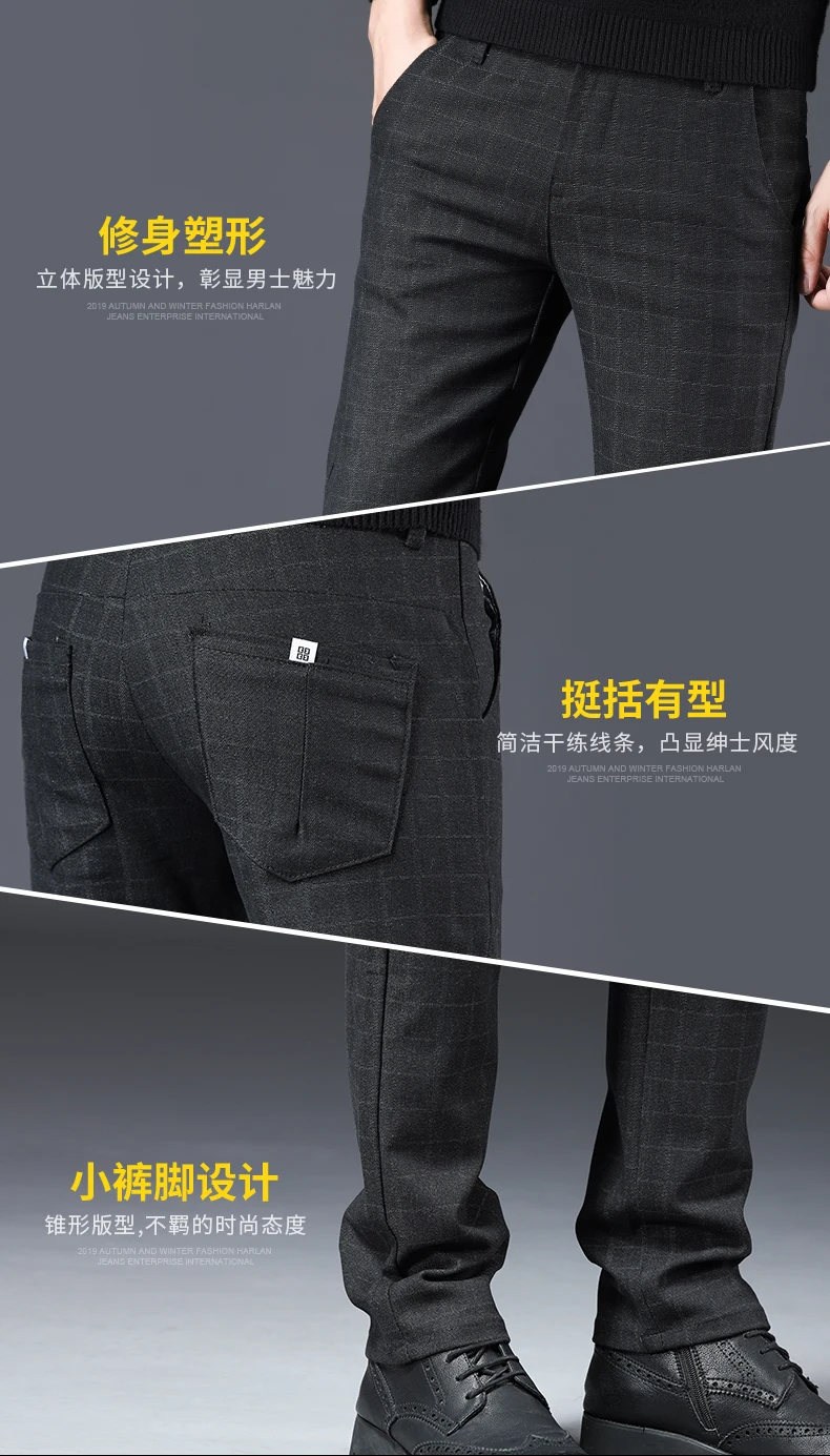 Men's Casual Pants Spring Summer New Cotton Linen Trousers Overalls Business Slim Fit Straight Pants Daily All-match Men's Pants
