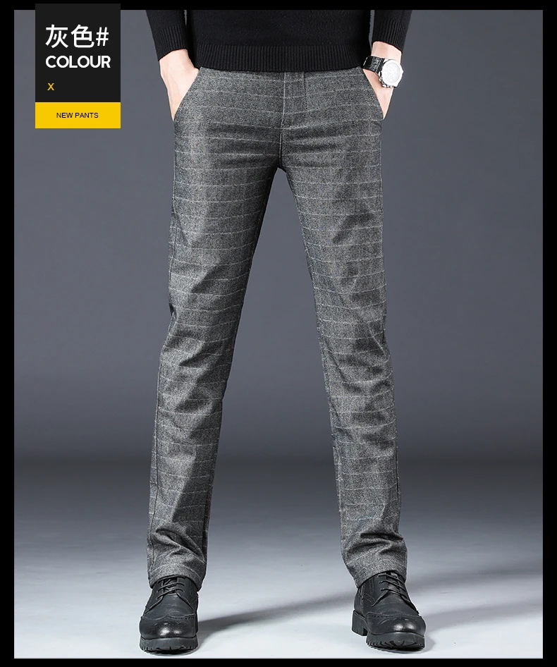 Men's Casual Pants Spring Summer New Cotton Linen Trousers Overalls Business Slim Fit Straight Pants Daily All-match Men's Pants