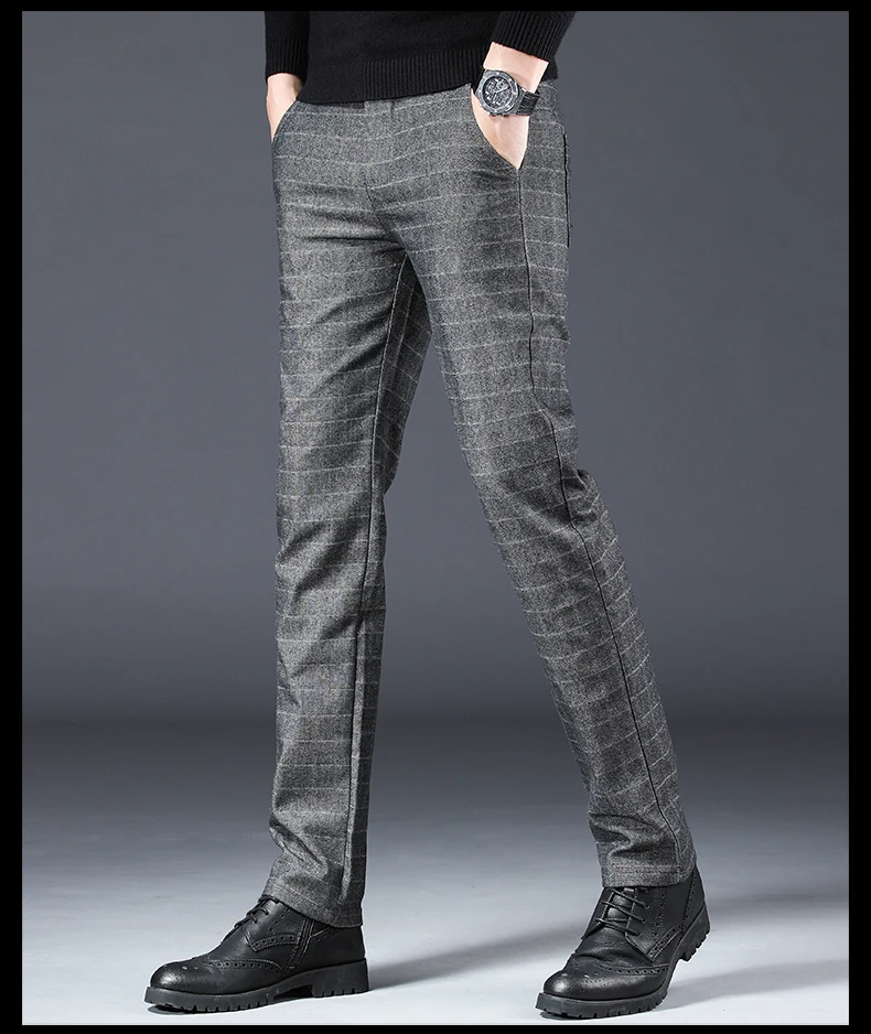 Men's Casual Pants Spring Summer New Cotton Linen Trousers Overalls Business Slim Fit Straight Pants Daily All-match Men's Pants