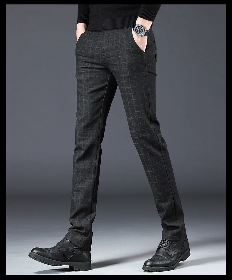 Men's Casual Pants Spring Summer New Cotton Linen Trousers Overalls Business Slim Fit Straight Pants Daily All-match Men's Pants