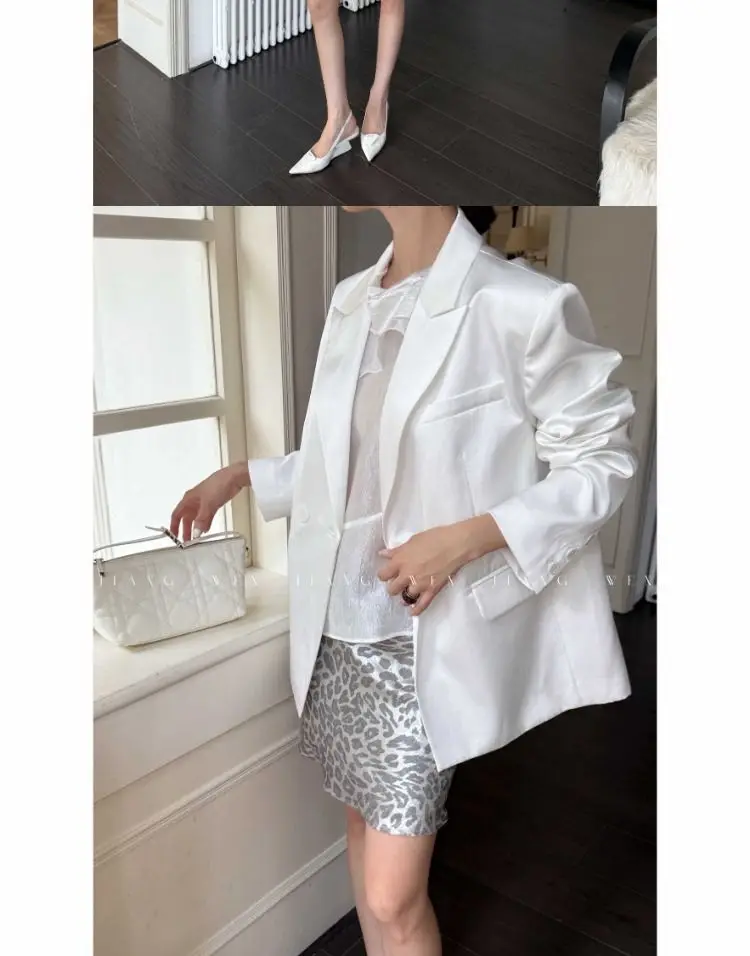 Leopard Printed Skirt Women's Elegant High Waist Office Silver A-Line Chic Skirt Female Evening Party Ladies Fashion Short Skirt