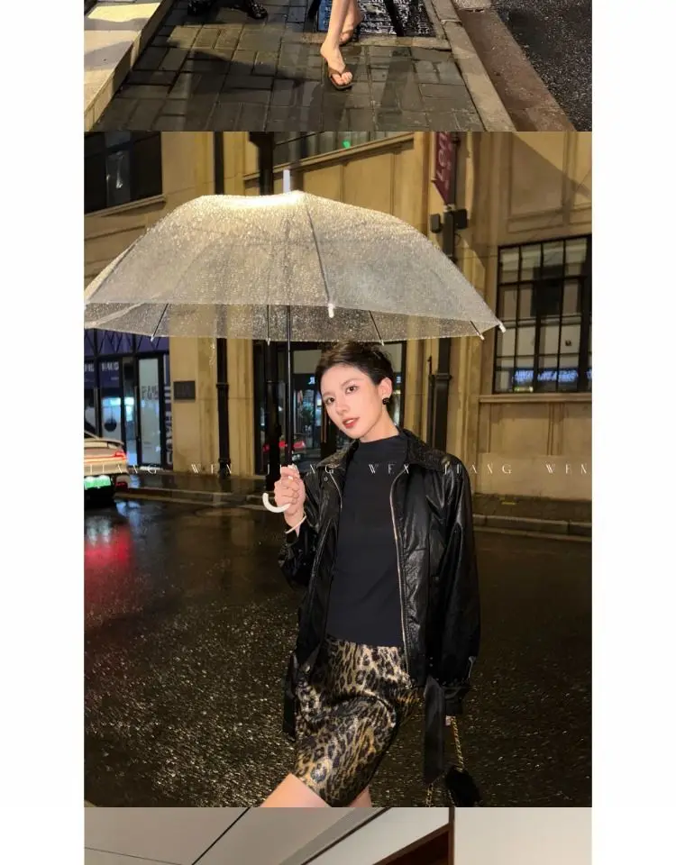 Leopard Printed Skirt Women's Elegant High Waist Office Silver A-Line Chic Skirt Female Evening Party Ladies Fashion Short Skirt