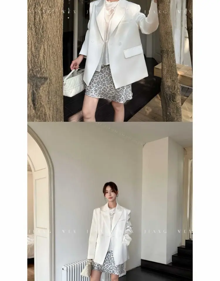 Leopard Printed Skirt Women's Elegant High Waist Office Silver A-Line Chic Skirt Female Evening Party Ladies Fashion Short Skirt