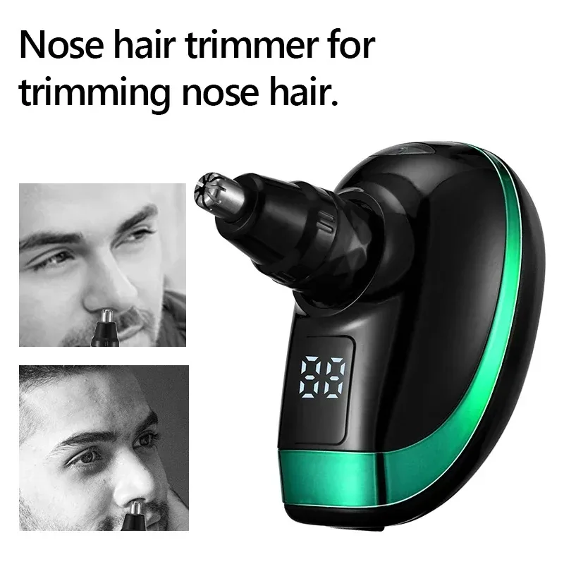 Tinsol 5 in 1 Men's Rechargeable Electric Shaver 5 Floating Head Beard, Nose and Whisker Trimmers 4D Skinhead Shaver Groomer