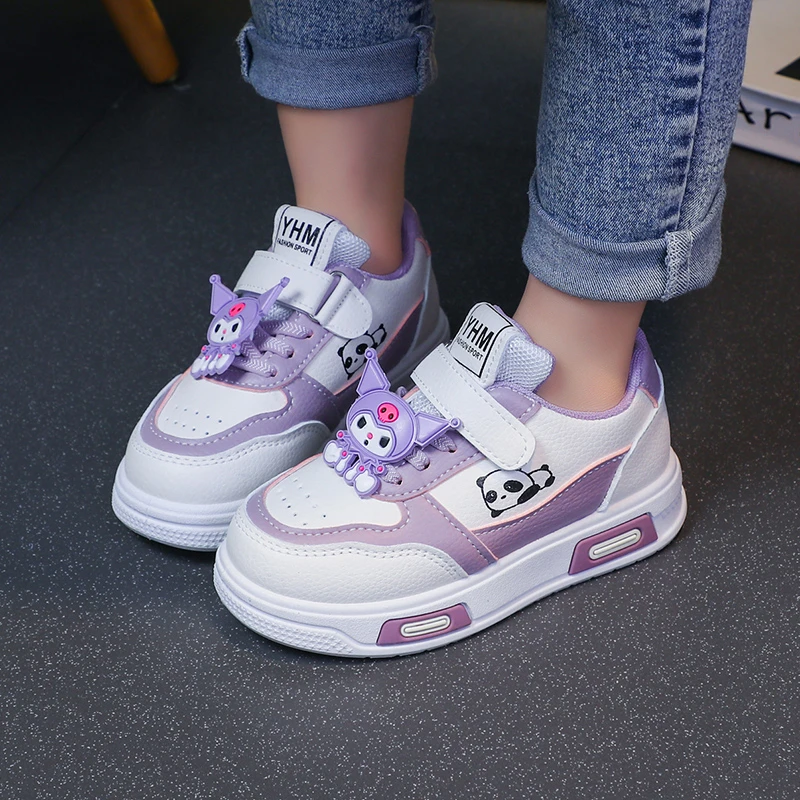Children's Cute Melody Casual Board Shoes Girl's Cartoon Sneakers Spring and Autumn New  Soft Sole Shoes