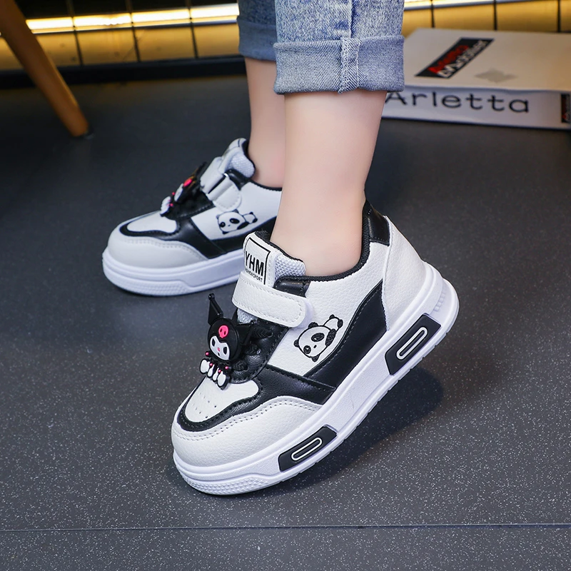 Children's Cute Melody Casual Board Shoes Girl's Cartoon Sneakers Spring and Autumn New  Soft Sole Shoes