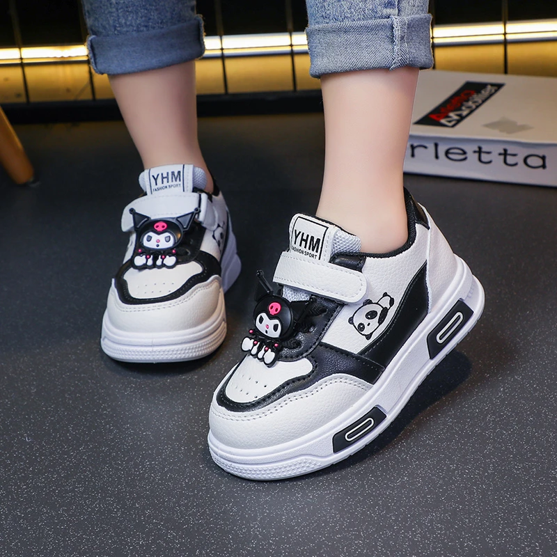 Children's Cute Melody Casual Board Shoes Girl's Cartoon Sneakers Spring and Autumn New  Soft Sole Shoes