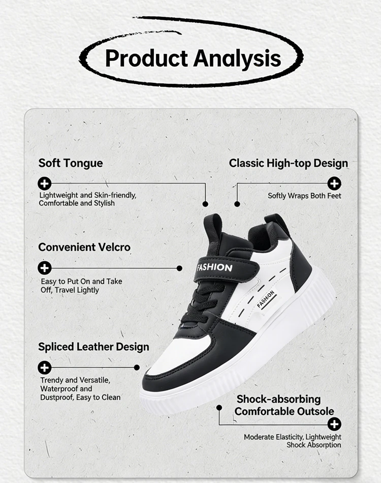 New Children's Sneakers Kids Fashion Sports Casual Shoes Boys Girls Non Slip Tennis Outdoor Comfortable Walking Footwear