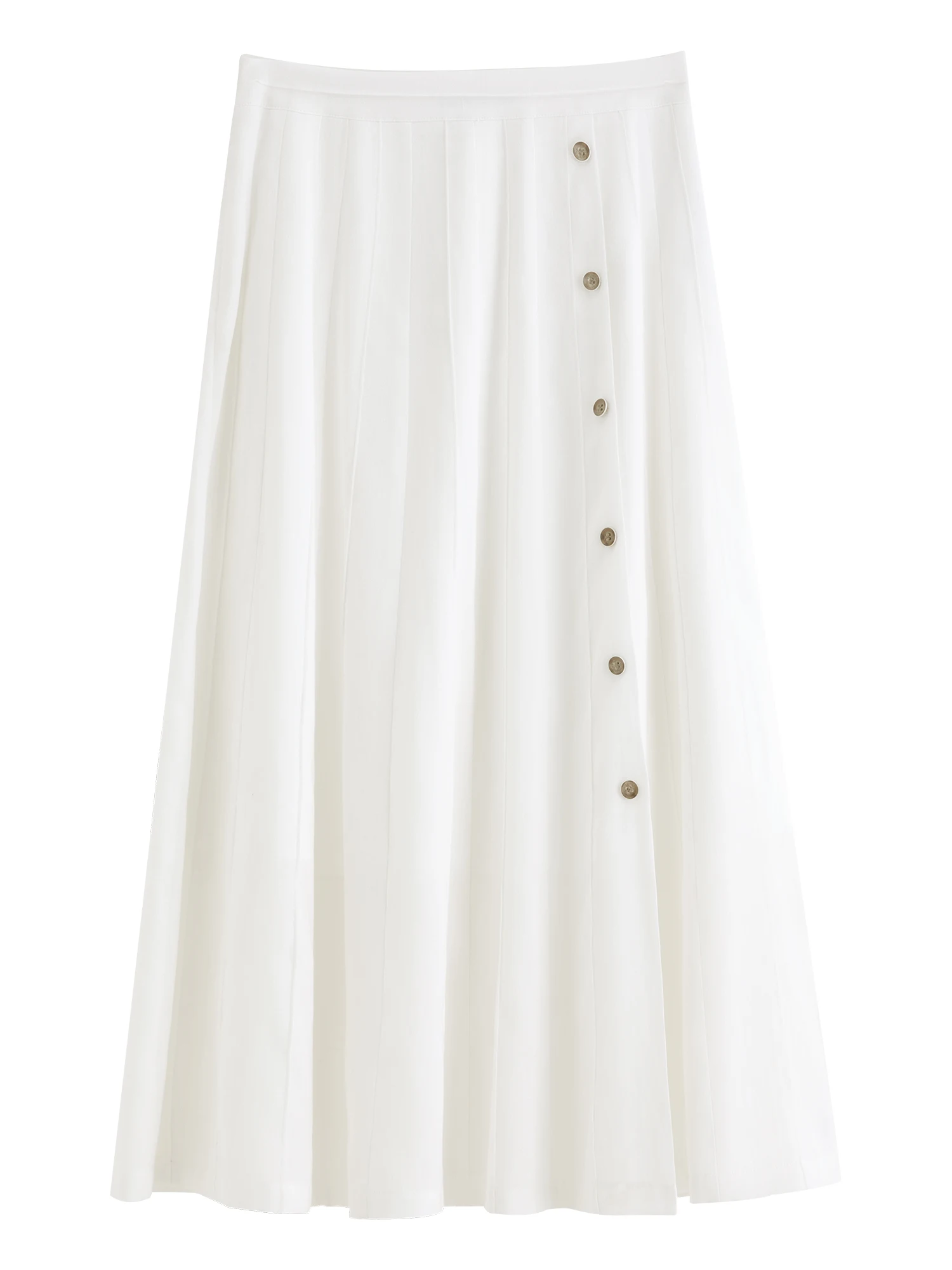 FSLE Old Money Style V-neck Vest for Women Summer 2026 New Style Hemp Skirt Sets Vintage Streetwear Simple