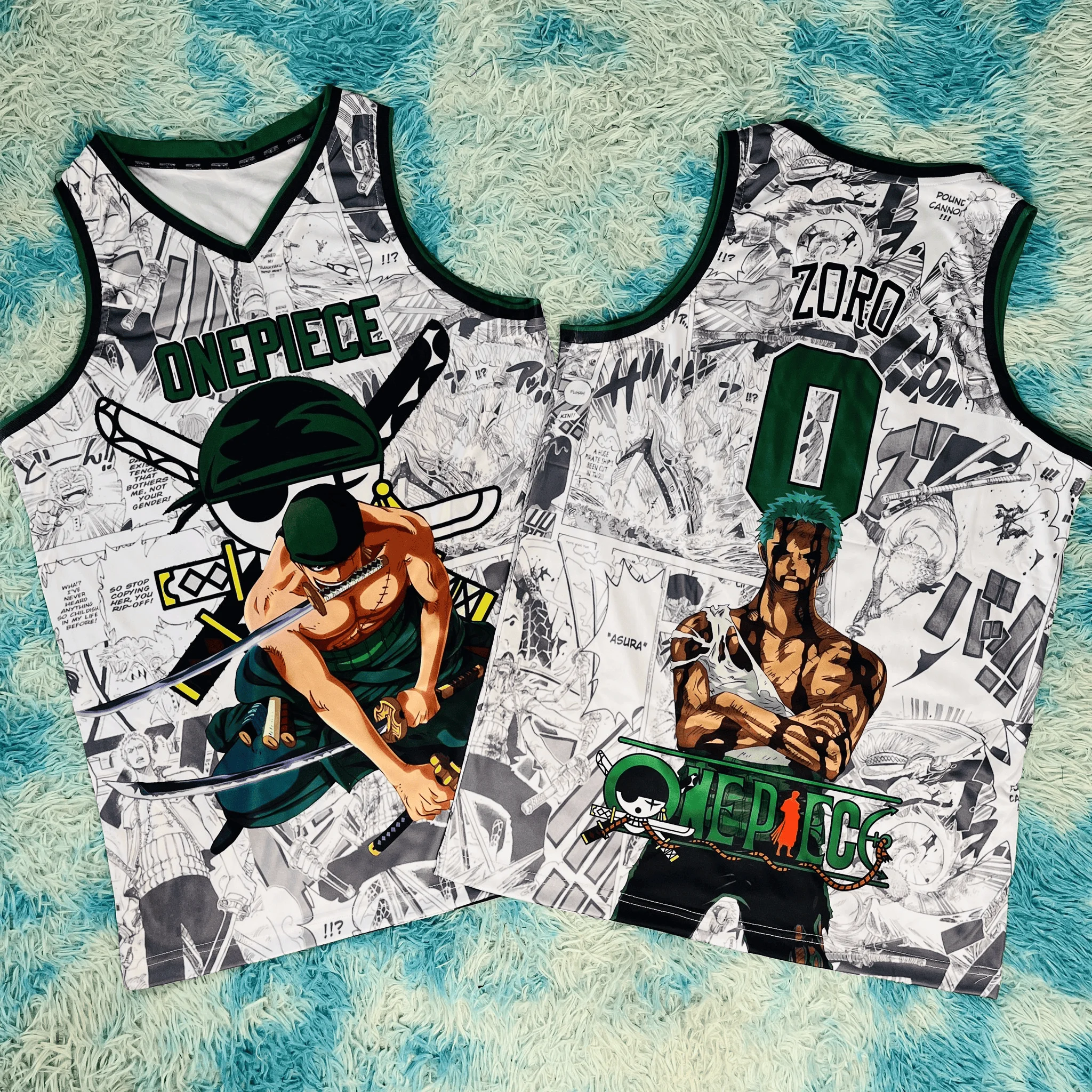 Adult and Children 'One Piece' Multi-character 3D Printed Sports Casual Anime Vest, Pairs Very Well with Pants or Shorts