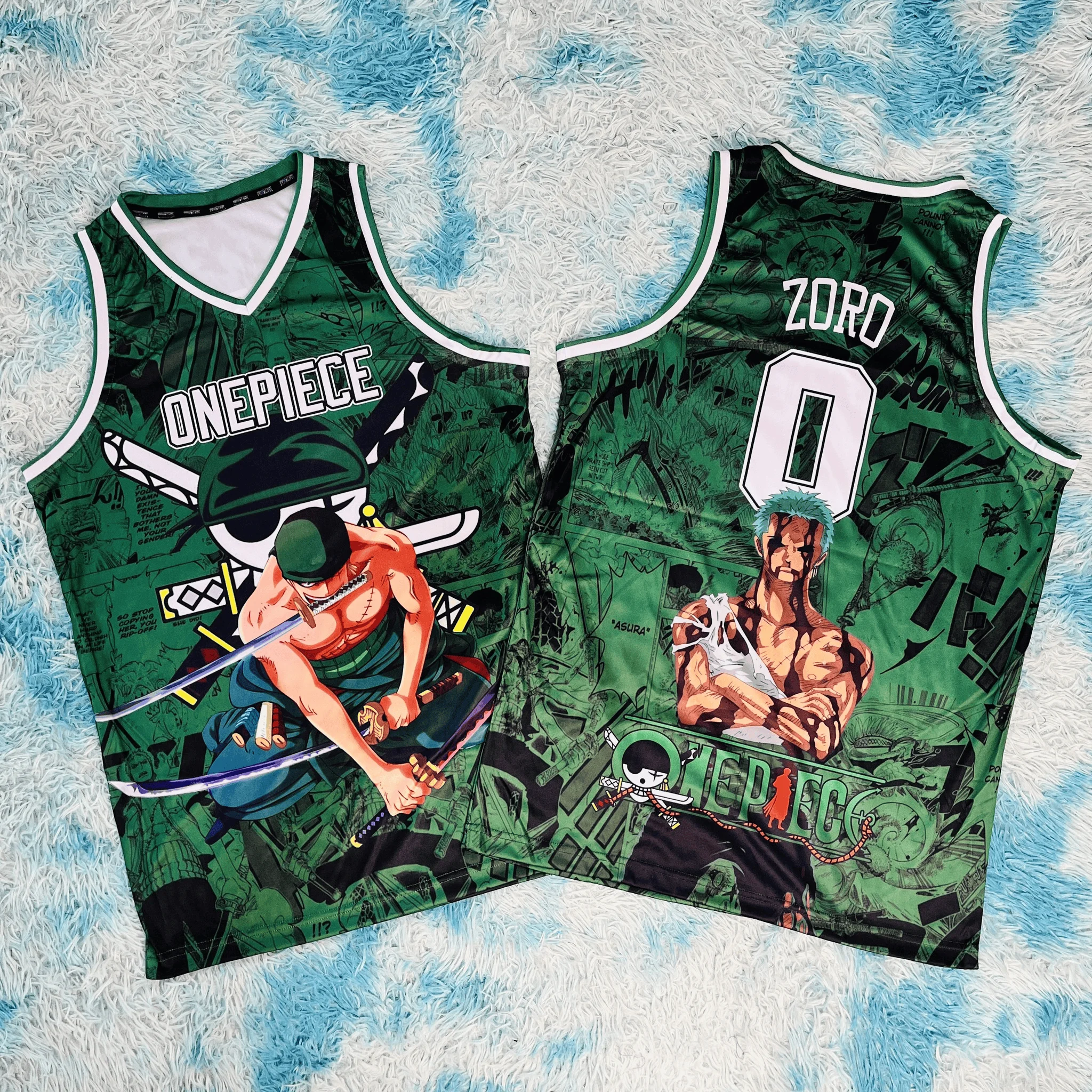 Adult and Children 'One Piece' Multi-character 3D Printed Sports Casual Anime Vest, Pairs Very Well with Pants or Shorts