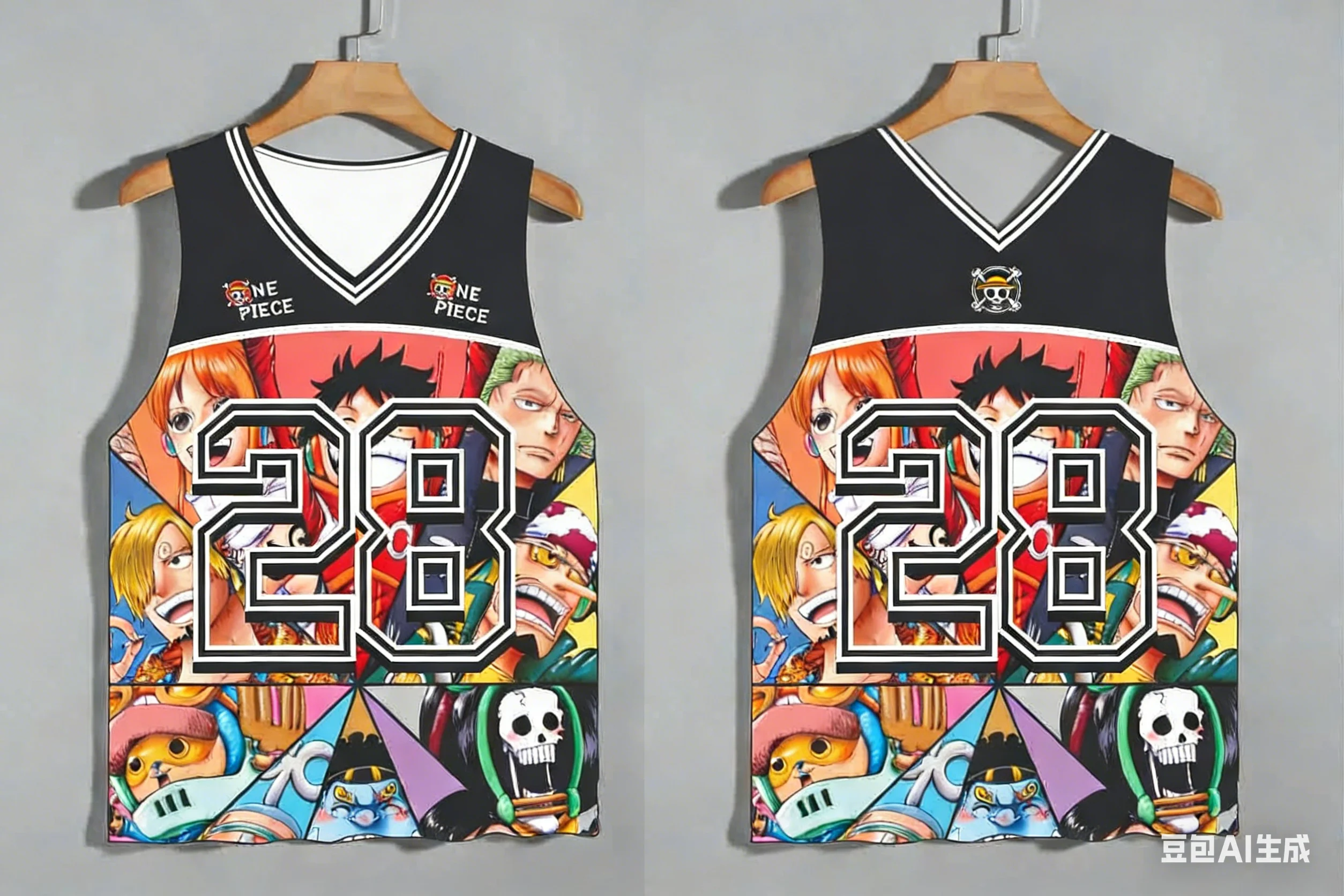 Adult and Children 'One Piece' Multi-character 3D Printed Sports Casual Anime Vest, Pairs Very Well with Pants or Shorts