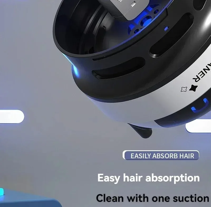 Mini Desktop Vacuum Cleaner USB Rechargeable Wireless Car Dust Cleaner with Detachable Nozzle Portable Cleaning Tools