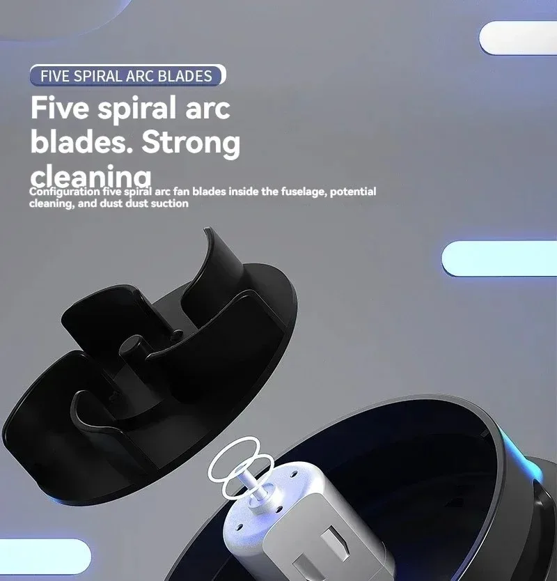 Mini Desktop Vacuum Cleaner USB Rechargeable Wireless Car Dust Cleaner with Detachable Nozzle Portable Cleaning Tools