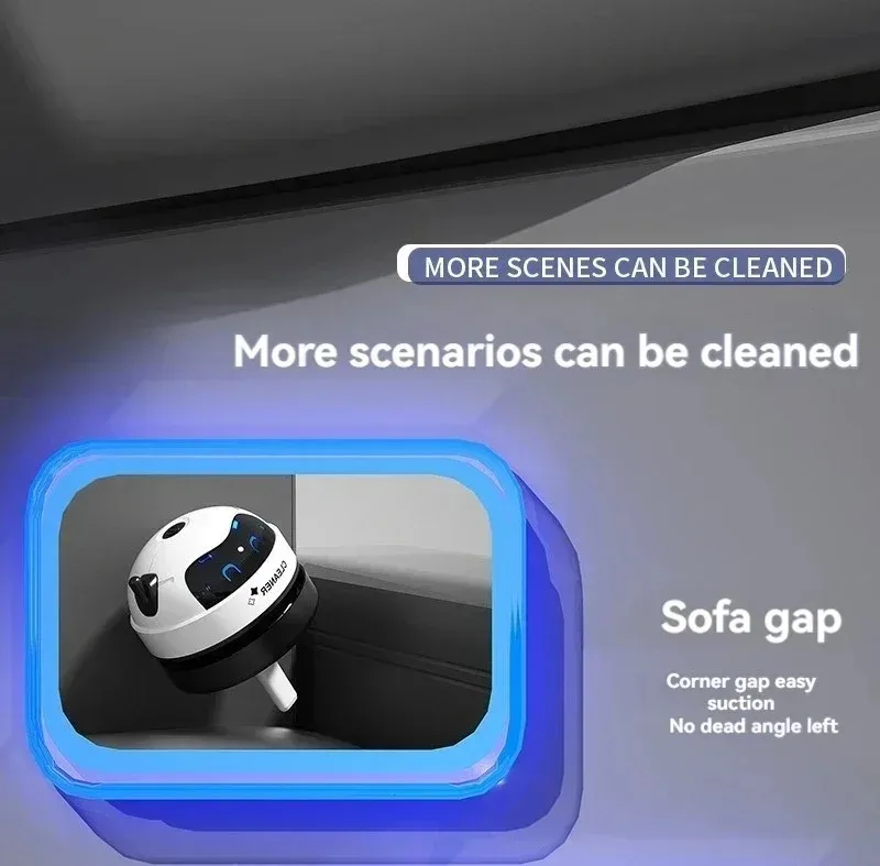 Mini Desktop Vacuum Cleaner USB Rechargeable Wireless Car Dust Cleaner with Detachable Nozzle Portable Cleaning Tools