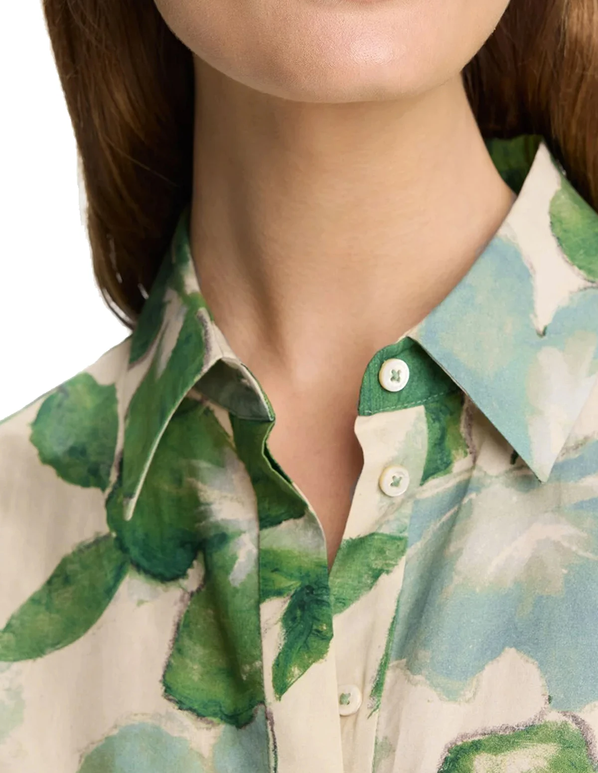 Women's Fashionable Casual Printed Long Sleeved Office Shirt