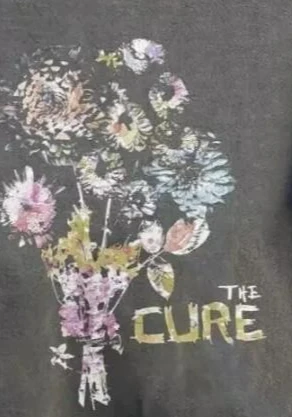 The Cure Retro T-Shirt, The Cure Unisex T-Shirt Pure Cotton, All-Season Casual Loose-Fitting Streetwear Shirt mens t shirts
