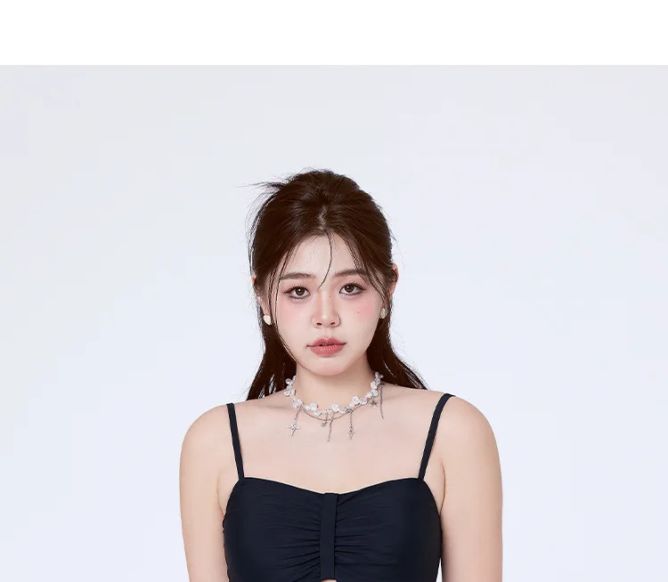 New Plus Size Swimsuit for Women Conservative and Slightly Chubby Butterfly Style Popular Slimming Swimsuit Fashion Long Sleeved