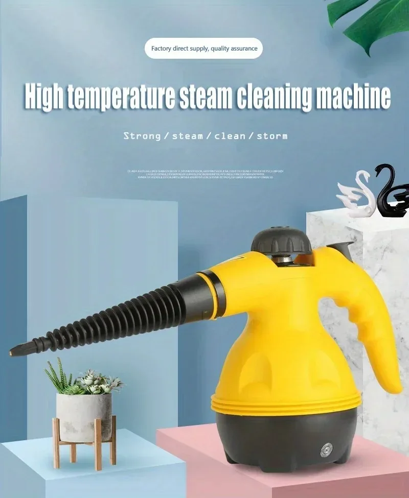 Powerful Handheld Steam Cleaner for Home Bathroom Car Interior High Temperature Multi-Use Range Hood