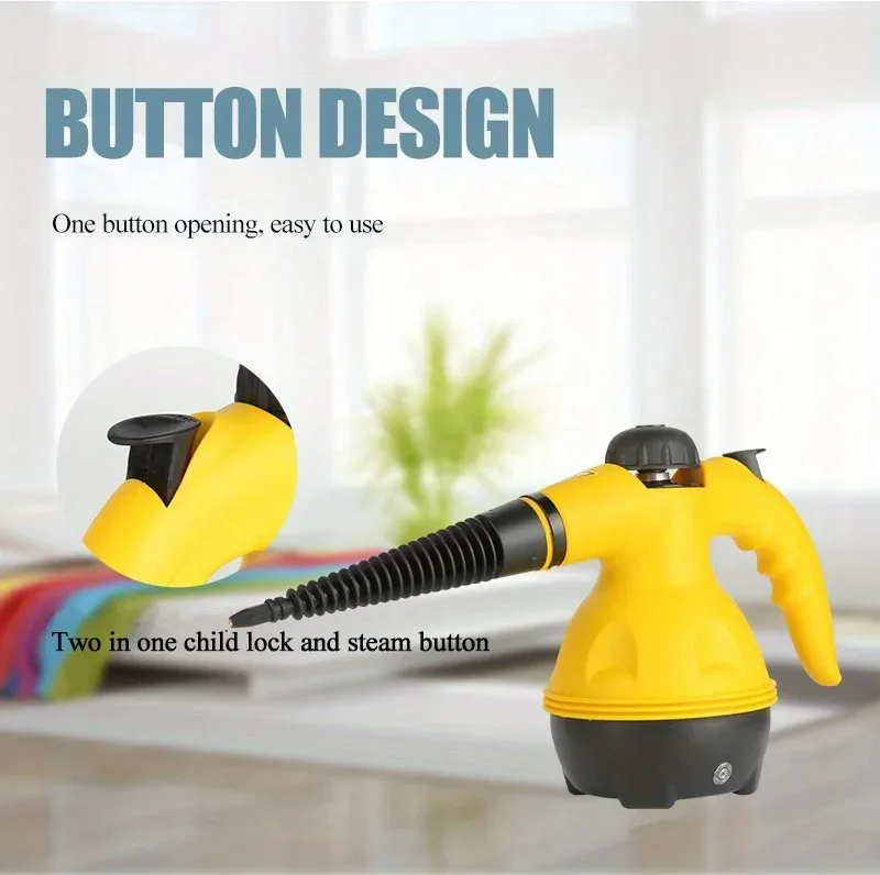 Powerful Handheld Steam Cleaner for Home Bathroom Car Interior High Temperature Multi-Use Range Hood