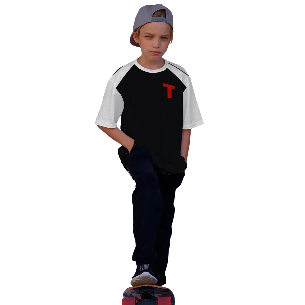Captain Tsubasa Anime Tshirt Hyuga Animation Cosplay Short-sleeved 3D Printed Football Jersey T-shirts Mens Designer Clothes