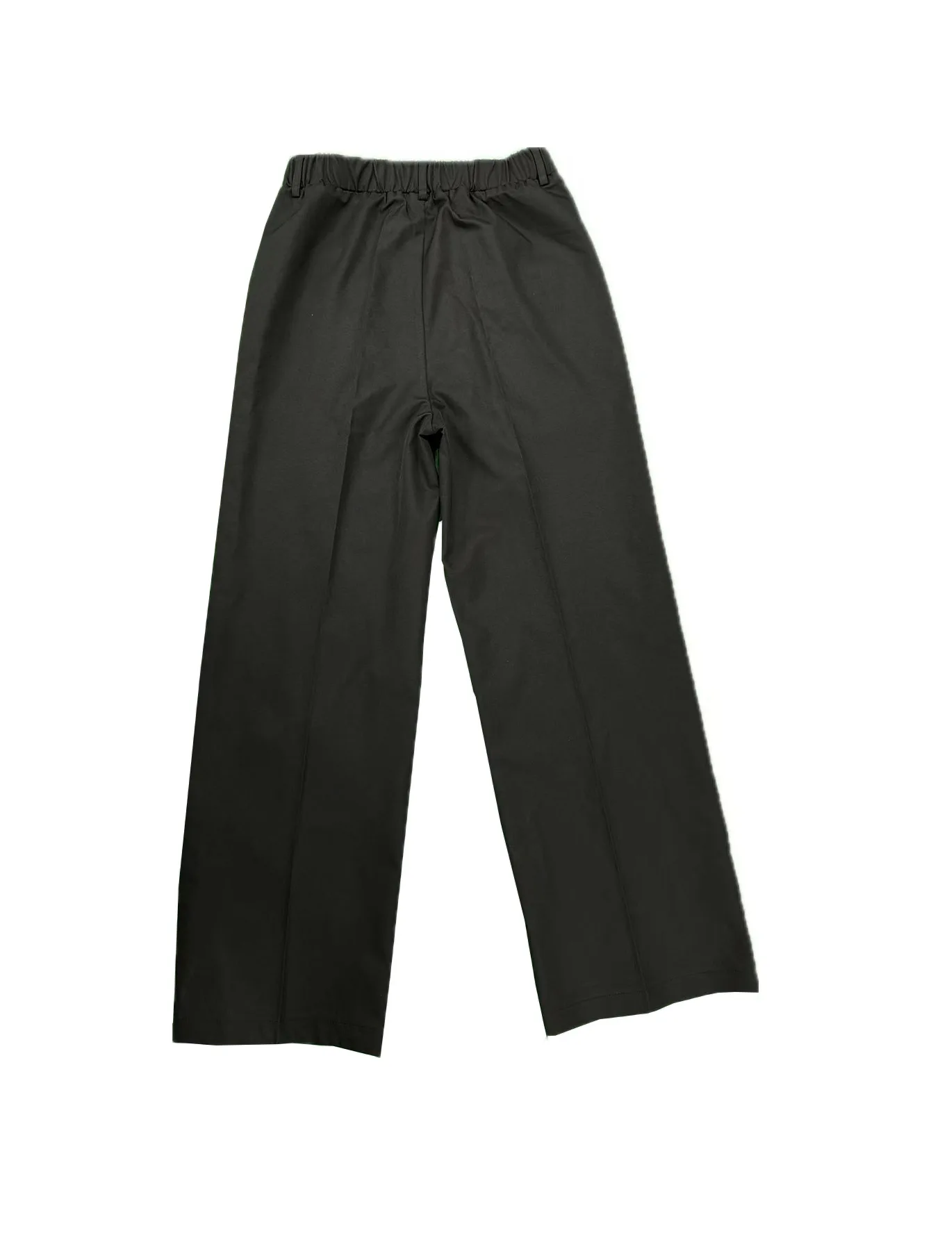 Women's High-Waisted Straight-Leg Trousers Formal Office Trousers Slim-Fit Cut Classic Solid-Colour Suit Trousers