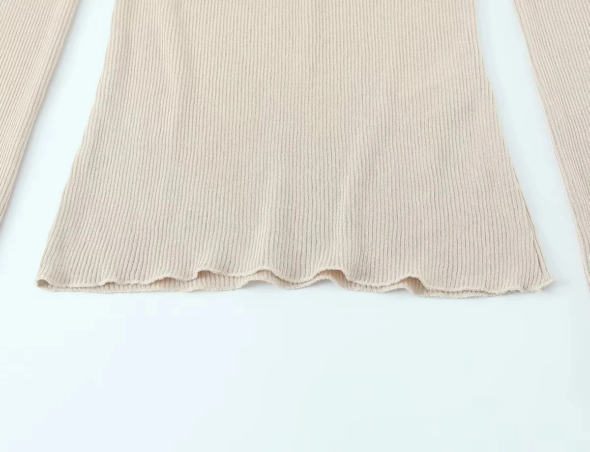 KONDALA Vintage Casual Chic Women Top Solid Slash Neck Long Sleeve Lace Slim Tops New Fashion 2026 Spring Summer Holiday T-shirt