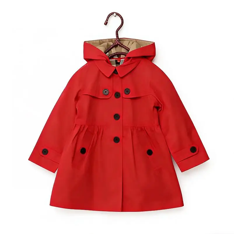 Children's Outerwear 2026 Girls' Korean Version Spring and Autumn Cardigan Fashion Hooded Windbreaker Jacket