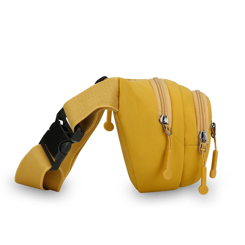 Adjustable Strap Waist Bag – Multi-Pocket Design for Commuter Outdoor Sports & Travel Use