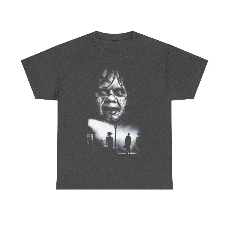 The Exorcist Movie Theme T-shirt Summer New Y2K Cotton Casual Fashion Unisex T-shirt