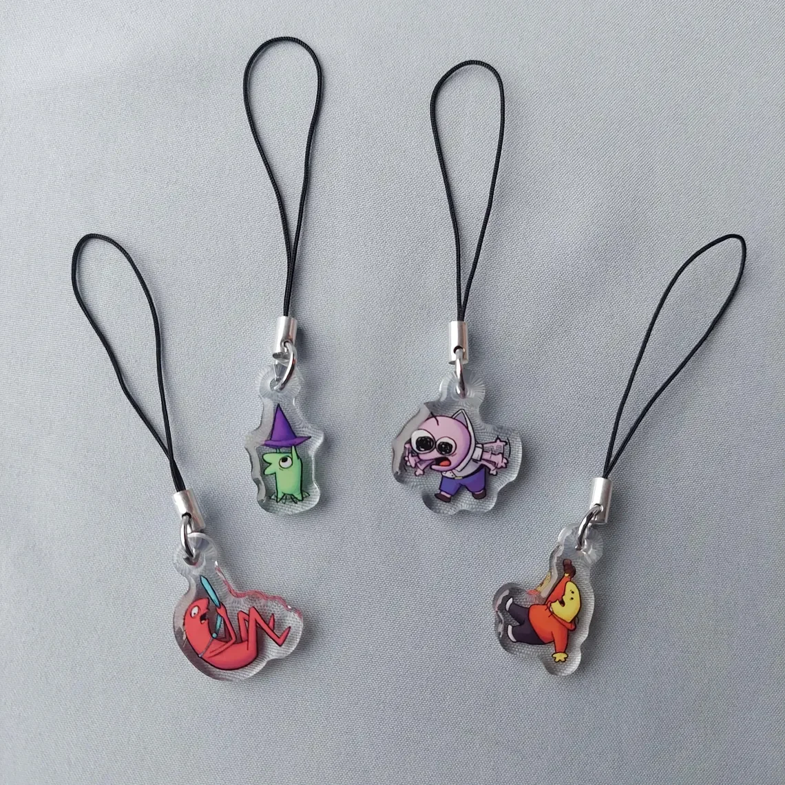 Dangling Friends Mini || Smiling Friends Phone Charms