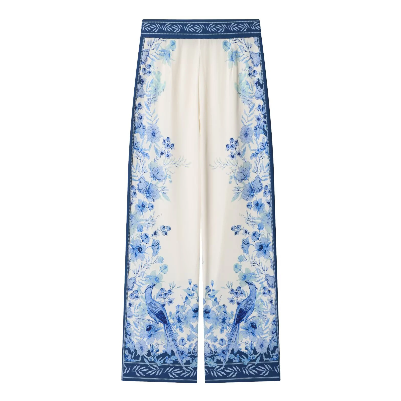 Women's 2026 new spring outfit with European and American style fashionable and simple printed Lyocell shirt and pants set