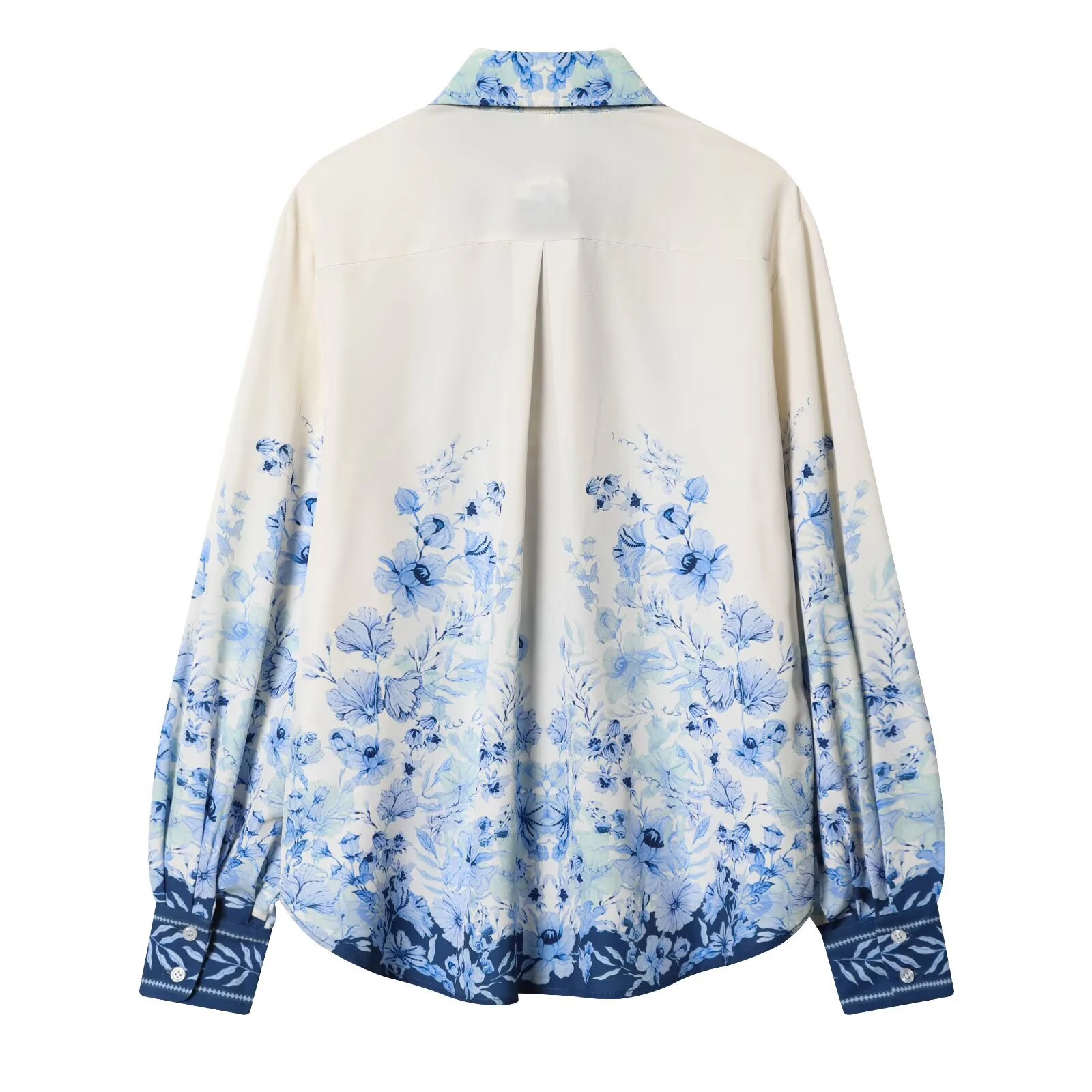 Women's 2026 new spring outfit with European and American style fashionable and simple printed Lyocell shirt and pants set