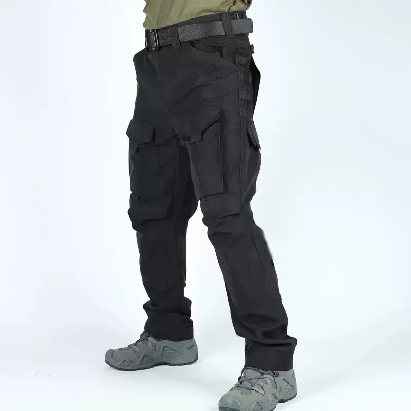 Men's Cargo Military Tactical Casual Trousers Spring Autumn Pants Hiking Camping Climbing Army Combat Running Multi-Pockets