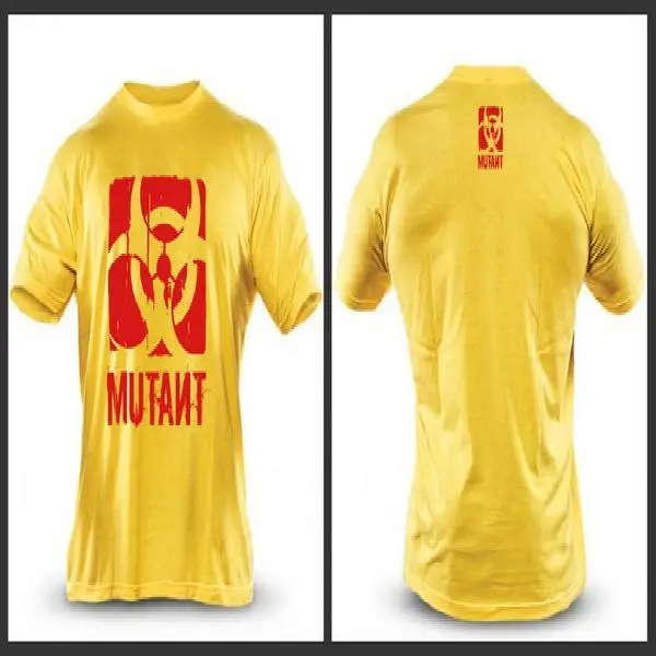 2026 GYM New Fitness Short Sleeve Male Mutant Warcraft Iron Soul Cotton Sports T-shirt Running Leisure Summer Fitness Clothes