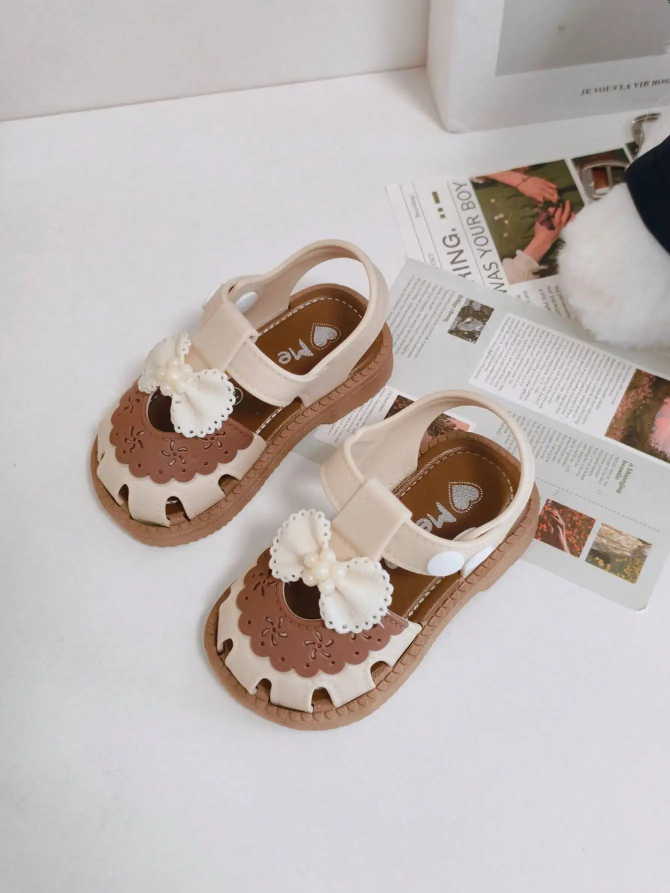 2026 Princess Style Girls Sandals New Arrival Infant Toddler Baby Walking Shoes Spring Summer Soft Bottom Anti-slip Kick-Proof