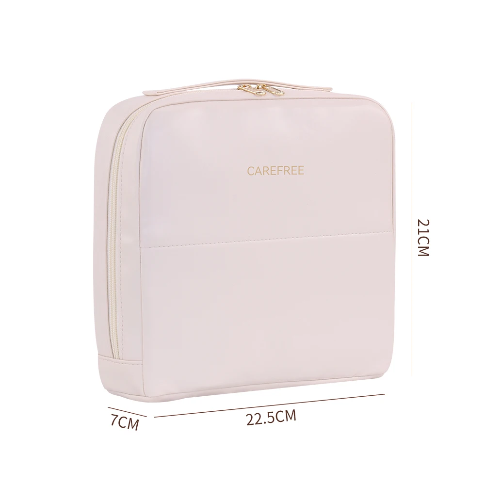 Portable Standing Up Bag Travel Waterproof Toiletry Storage Pouch Bag for Brues Cosmetic Tools Women's Makeup Organizer