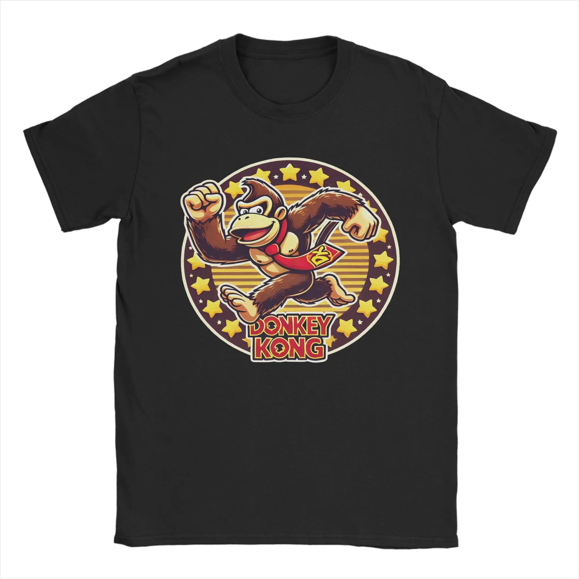 2026 Summer New Style Fun "Gorilla Khan" Video Game High-Quality Comfortable Men's Printed Round-neck T-Shirt